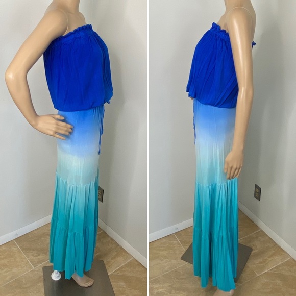 YOUNG FABULOUS & BROKE Ombré Dye SYDNEY Maxi Dress - Picture 7 of 16